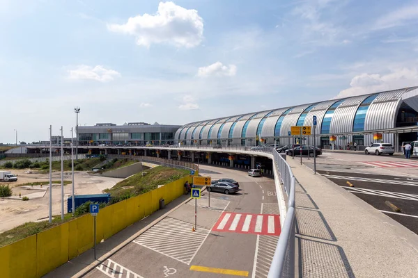 Budapest Hongrie 2020 Terminal Aéroport International Ferenc Liszt Budapest Hongrie — Photo