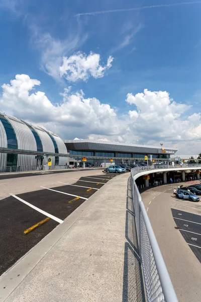 Budapest Hongrie 2020 Terminal Aéroport International Ferenc Liszt Budapest Hongrie — Photo