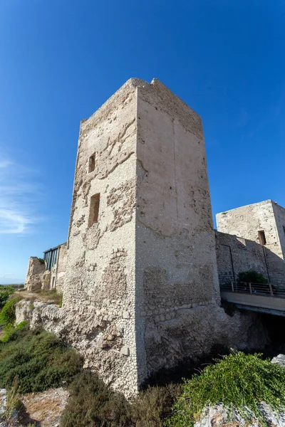 Zamek San Michele Cagliari Sardynii Upalny Letni Dzień — Zdjęcie stockowe