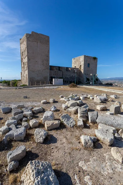 Zamek San Michele Cagliari Sardynii Upalny Letni Dzień — Zdjęcie stockowe