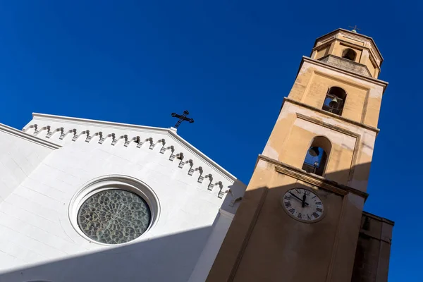 Kerk Van Saint Eulalia Cagliari Italië Een Warme Zomerdag — Stockfoto