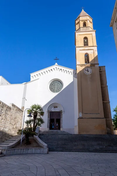 Kerk Van Saint Eulalia Cagliari Italië Een Warme Zomerdag — Stockfoto