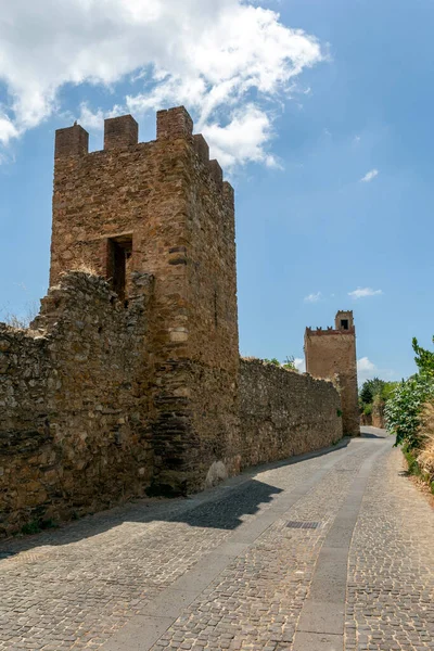 Mury Miejskie Pizy Iglesias Sardynia — Zdjęcie stockowe