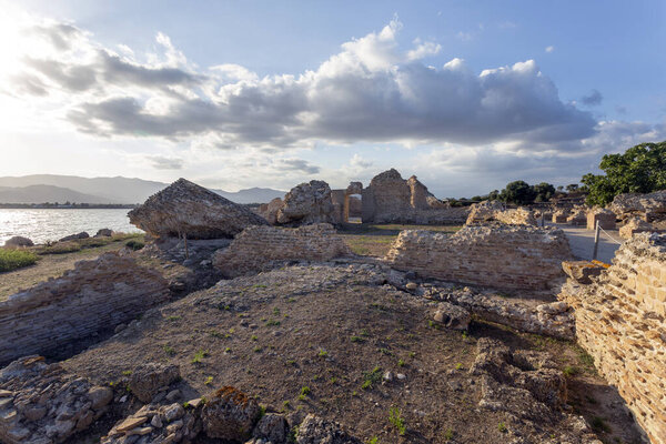 The archaeological site of Nora, Italy