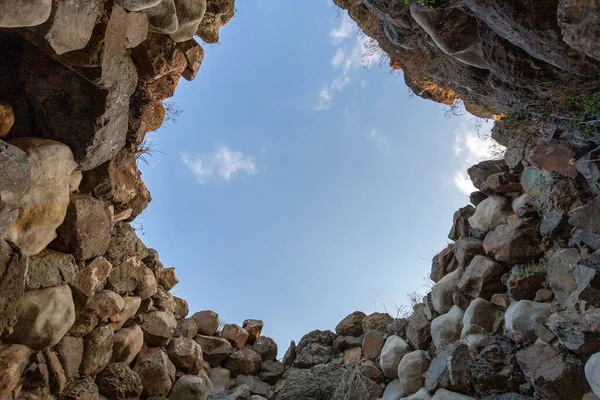 Nuraghe Domu Orcu Sarroch Día Verano —  Fotos de Stock