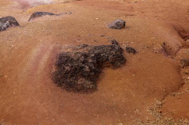 Kızıl Gezegen 'deki Mars manzarası.