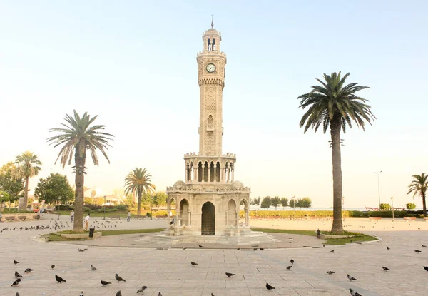 Годинникова Вежа Символом Ізміру Туреччина — стокове фото