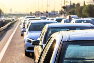 İstanbul' da gün batımında trafik, Türkiye
