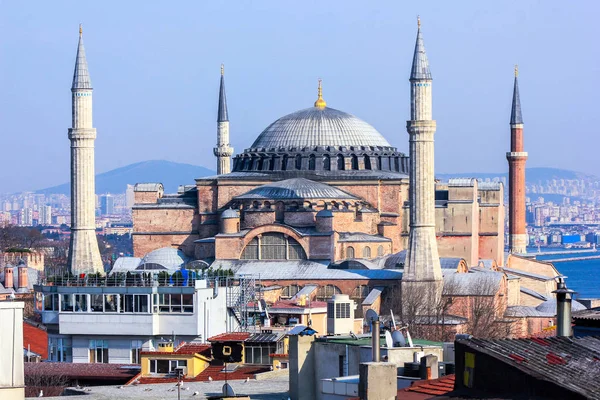 Hagia Sophia Museum Istanbul Turkey Different View — Stock Photo, Image