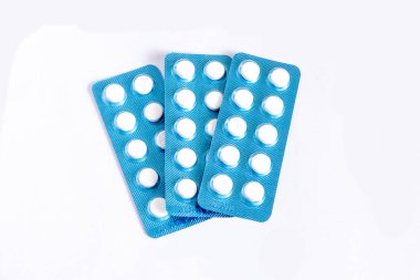 mavi tablet içinde hapizole