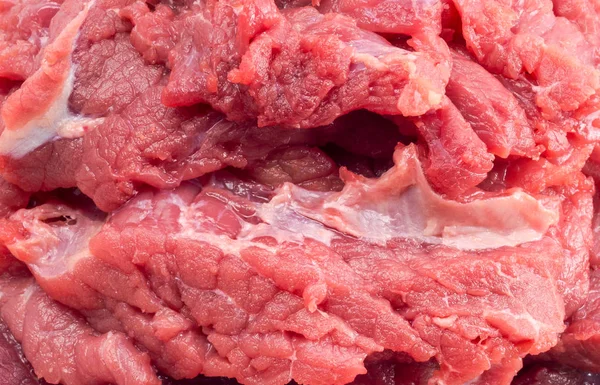 fresh raw beef steak background, top view