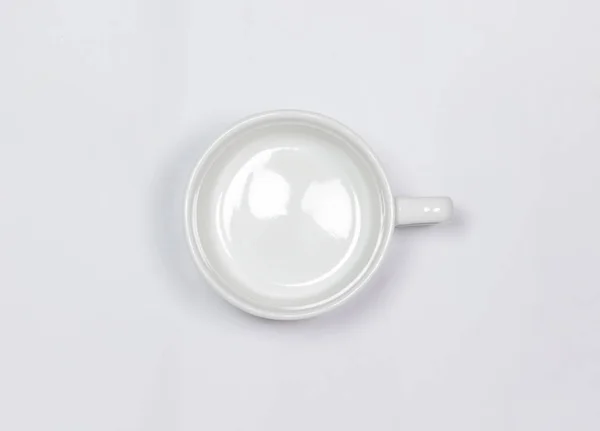 White Cup White Background — Stock Photo, Image