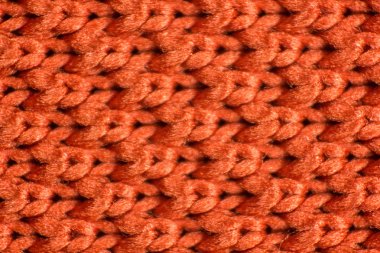 kırmızı örgü kumaş yakın çekim