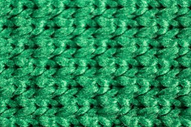 yeşil örgü kumaş yakın