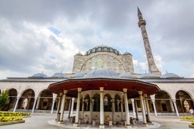 Mihrimah Sultan Mosque in istanbul, Turkey clipart