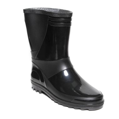 Beyaz izole kauçuk kış botları