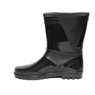 Beyaz izole kauçuk kış botları