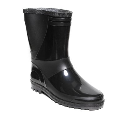 Beyaz izole kauçuk kış botları