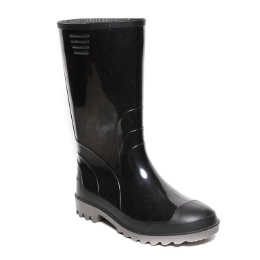 Beyaz izole kauçuk kış botları