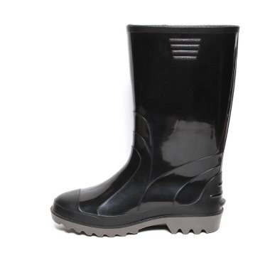 Beyaz izole kauçuk kış botları