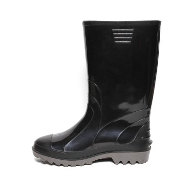 Beyaz izole kauçuk kış botları