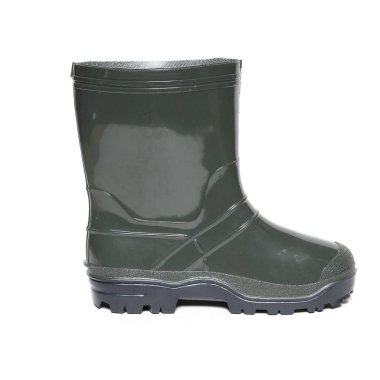 Beyaz izole kauçuk kış botları