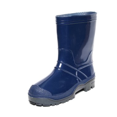 Beyaz izole kauçuk kış botları