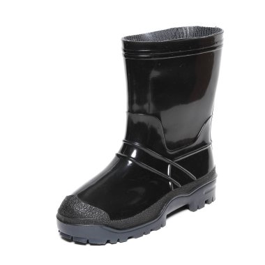 Beyaz izole kauçuk kış botları