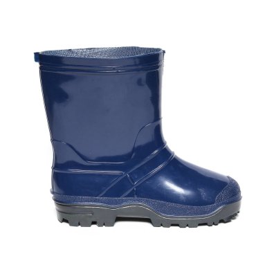 Beyaz izole kauçuk kış botları