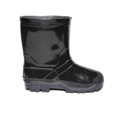 Beyaz izole kauçuk kış botları