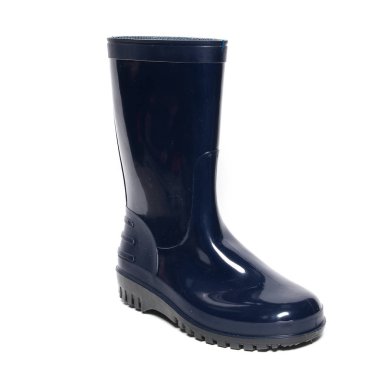 Beyaz izole kauçuk kış botları