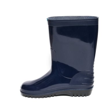 Beyaz izole kauçuk kış botları