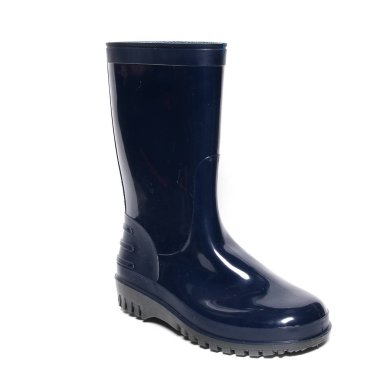 Beyaz izole kauçuk kış botları