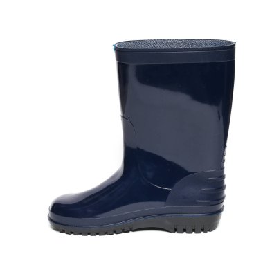 Beyaz izole kauçuk kış botları