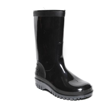 Beyaz izole kauçuk kış botları