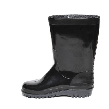 Beyaz izole kauçuk kış botları