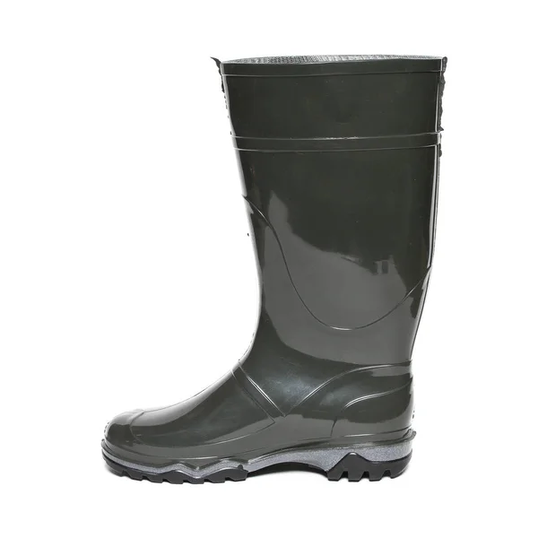 Botas Chuva Femininas Isoladas Fundo Branco — Fotografia de Stock