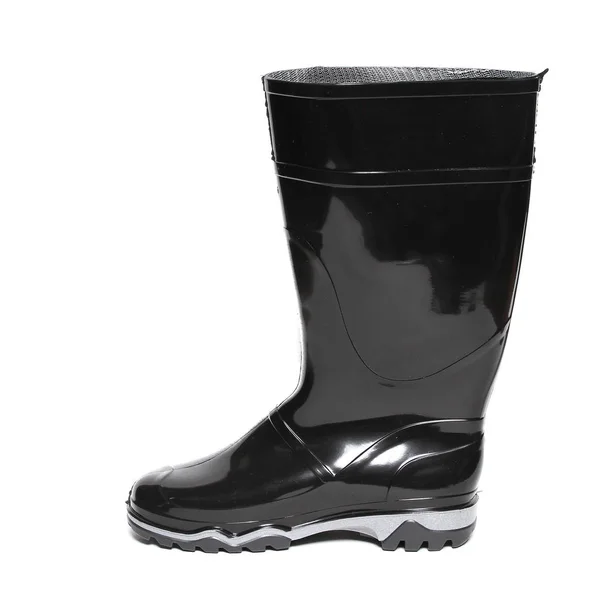 Botas Chuva Femininas Isoladas Fundo Branco — Fotografia de Stock