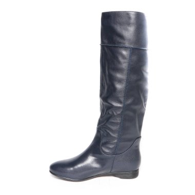 Beyaz arka plan üzerinde izole kadın demi-sezon çizmeler