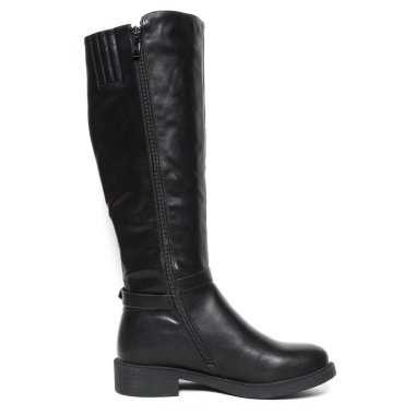 Beyaz arka plan üzerinde izole kadın demi-sezon çizmeler