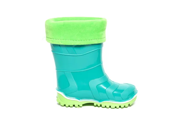 Kids Rain Boots White — Stock Photo, Image