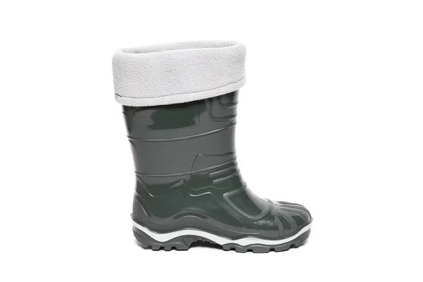 Kids Rain Boots White — Stock Photo, Image