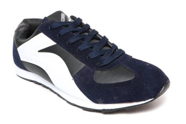 Beyaz izole serin spor ayakkabı ayakkabı