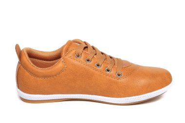 Beyaz izole serin spor ayakkabı ayakkabı