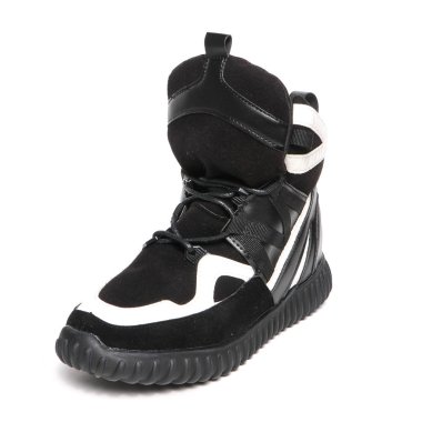 Kadın spor ayakkabı ayakkabı izole beyaz arka plan üzerinde