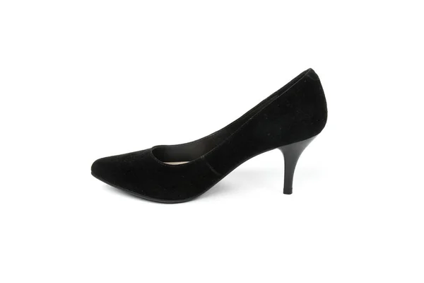 Női Lábujjak Platform Cipő Elszigetelt Fehér Background — Stock Fotó