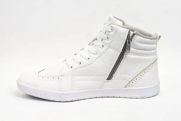 Hűvös Sneakers Cipő Elszigetelt Fehér — Stock Fotó