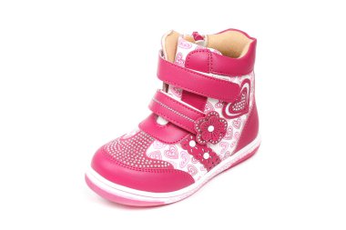 İzole üzerinde beyaz arka plan bebek çocuk modern spor ayakkabı ayakkabı