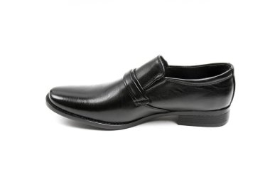 Beyaz arka plan üzerinde izole erkek deri moda ayakkabıları