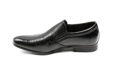 Beyaz arka plan üzerinde izole erkek deri moda ayakkabıları